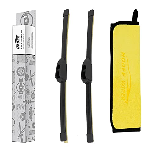 HODEE (Pack of 2) Rear Wiper Blade Replacement for Hyundai Elantra GT I30 2013-2017,Jaguar F-PACE 2017-2022,Alfa Romeo Stelvio,E-PACE 2018-2023,Forte 2014-2018 Hatchback,Back Windshield Window Accessories - Image 1