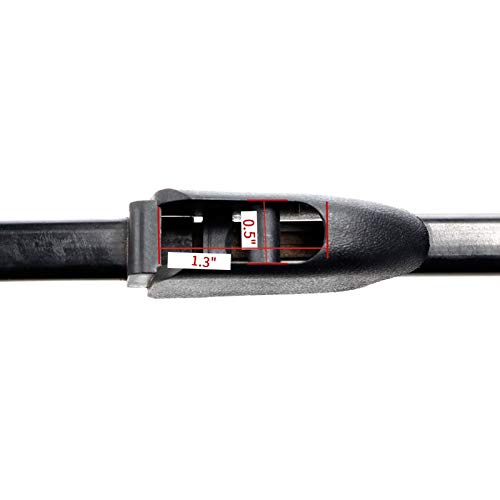HODEE (Pack of 2) Rear Wiper Blade Replacement for Hyundai Elantra GT I30 2013-2017,Jaguar F-PACE 2017-2022,Alfa Romeo Stelvio,E-PACE 2018-2023,Forte 2014-2018 Hatchback,Back Windshield Window Accessories - Image 4