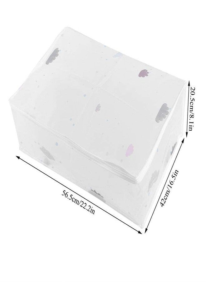 NESTIFY Foldable Waterproof Storage Bag – Printed Square Organizer for Blankets & Clothes | Moisture-Proof, Dust-Proof, Washable Storage Solution (Multicolor & Design) (1) - Image 2
