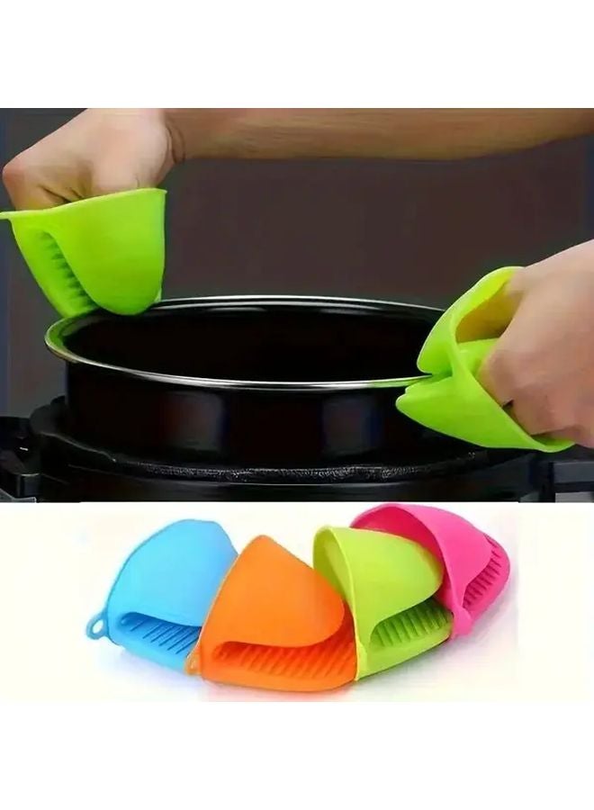 Blue Ambidextrous Non Slip Gloves Multipurpose for Kitchen Camping Cleaning - Image 3