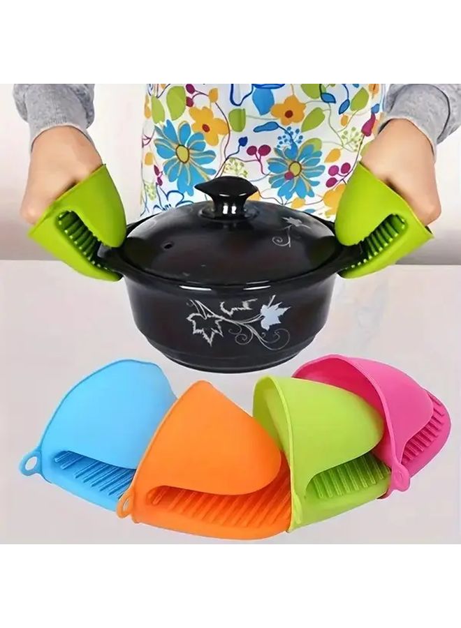 Blue Ambidextrous Non Slip Gloves Multipurpose for Kitchen Camping Cleaning - Image 2