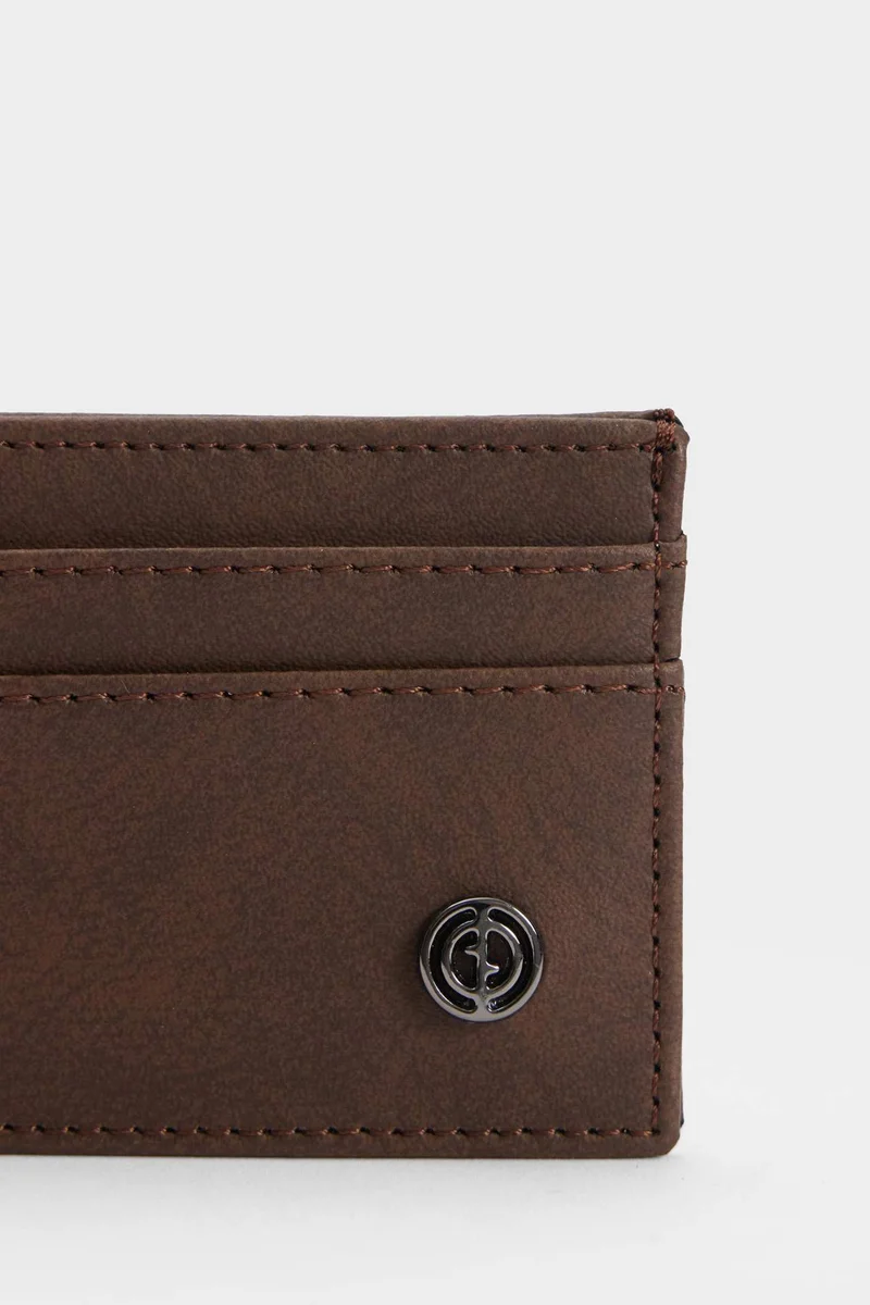 Defacto  Man Faux Leather Business Card Wallet for Men | Best Price UAE