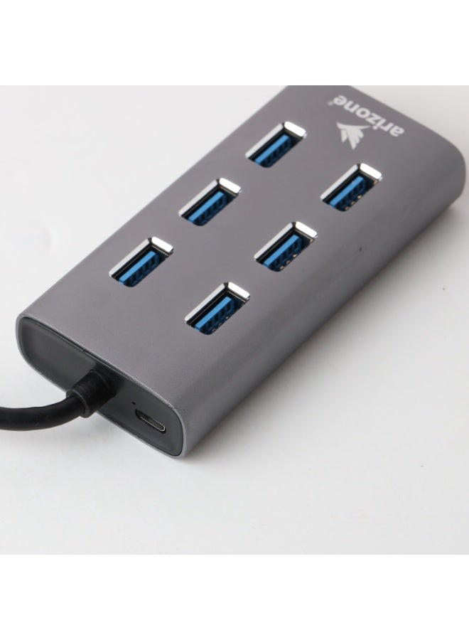 USB HUB XL-6030 (7 PORT HUB) 1*USB 3.0/6*USB 2.0 - Image 4