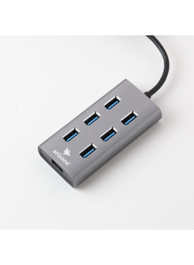 USB HUB XL-6030 (7 PORT HUB) 1*USB 3.0/6*USB 2.0 - Image 2