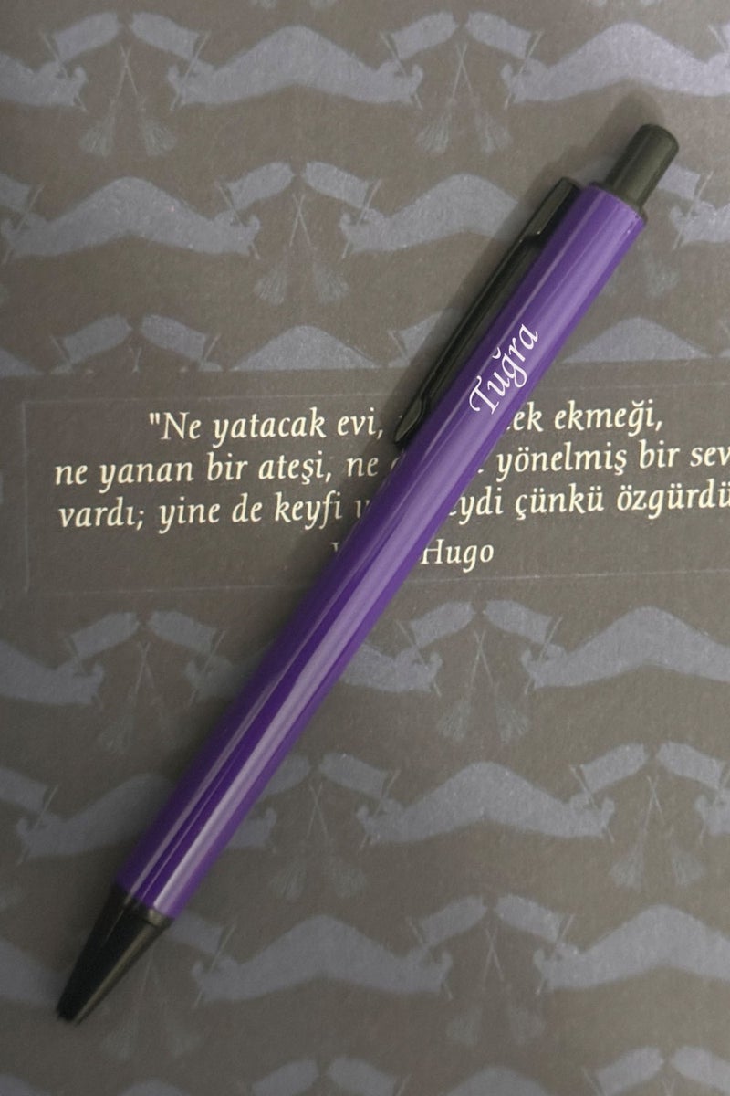 Metal Ballpoint Pen Set of 5 Personalized