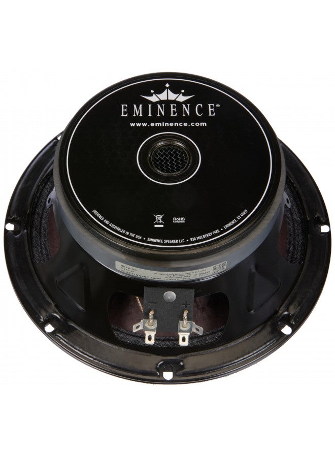 Eminence American Standard Beta-8A 8" Pro Audio Speaker, 225 Watts at 8 Ohms, Black