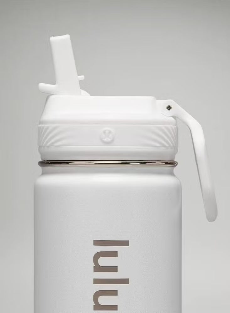 lululemonStainless steel sports vacuum insulated water bottle, suitable for holding water, iced tea, hot tea, etc., with a capacity of 710 milliliters - Image 2