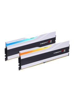 Trident ذاكرة سطح مكتب G.Skill Trident Z5 RGB سعة 64 جيجابايت (32 جيجابايت × 2) DDR5 ثنائية القناة، سرعة ذاكرة 6000 ميجا هرتز، زمن انتقال CL30 CAS، Intel XMP 3.0، 288 دبوسًا، 1.40 فولت، أبيض | F5-6000J3040G32GX2-TZ5RW  - Image 5