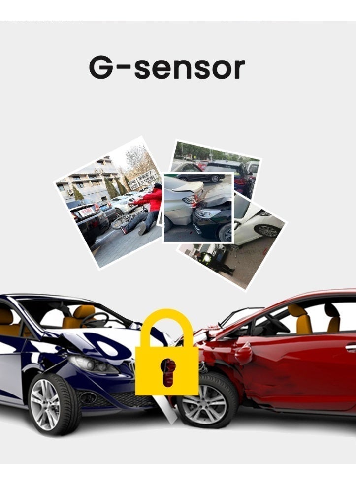 3.2 Inch 4K Dual Lens dash camera night vision Wi-Fi App - Image 5