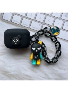 Suitable For Vivo TWS 4 Wireless Bluetooth Headset Protective Case IQOO TWS 2 Cartoon Charging Box Soft Case-Colour:06+pendant-Model:vivo TWS 4
