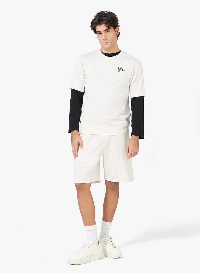 سفنتي فايف بيسيكس طقم تي شيرت وشورت - Image 5