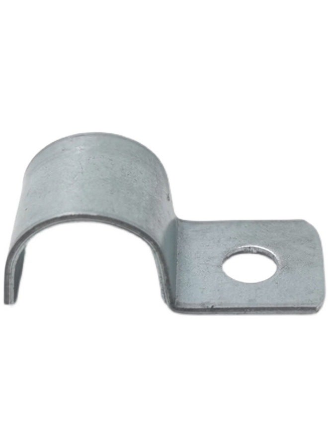 Direct 304 Stainless Steel Unilateral Pipe Clamp Cable Fixing Buckle P-shaped Buckle Mesh Cable Riding Horse Card Galvanized-Specifications And Models:304 Stainless Steel Compression 2mm Outer Diameter  - Image 5