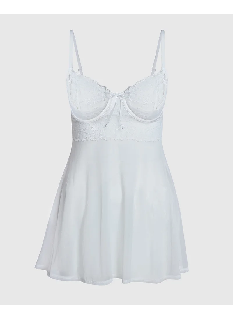 La Senza La Senza Unlined Balconette Babydoll With A Bow