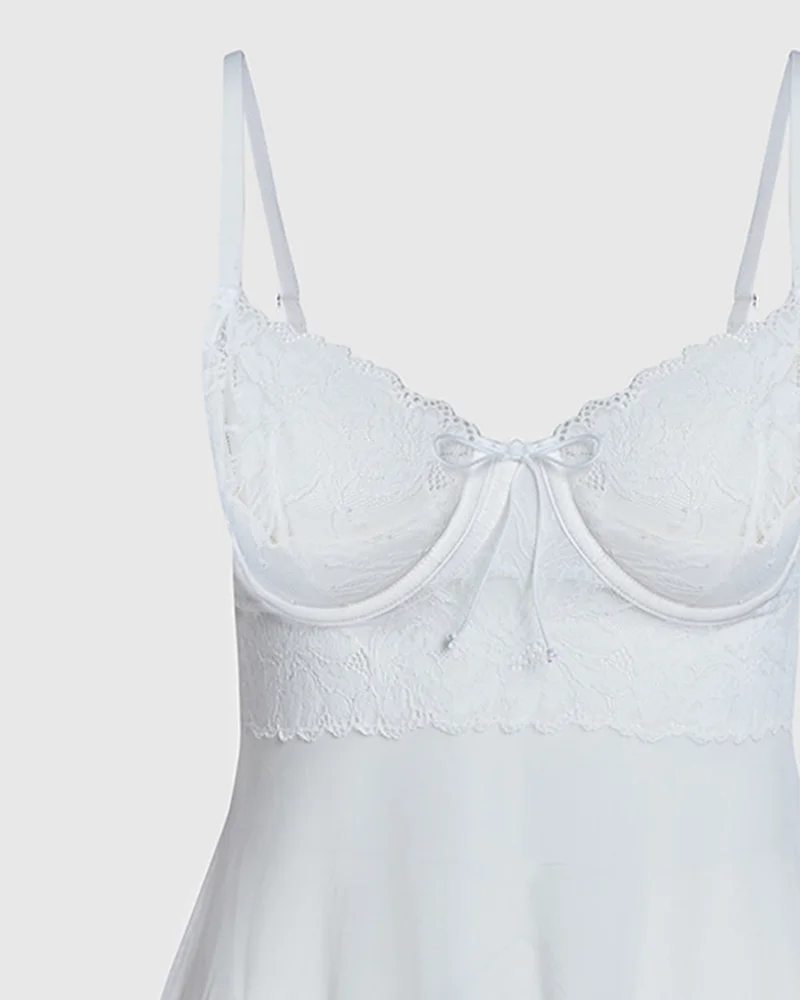 La Senza La Senza Unlined Balconette Babydoll With A Bow