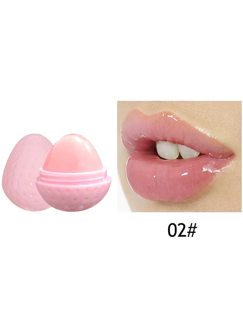 Strawberry Lip Balm, Color Changing Lip Balm - Image 1