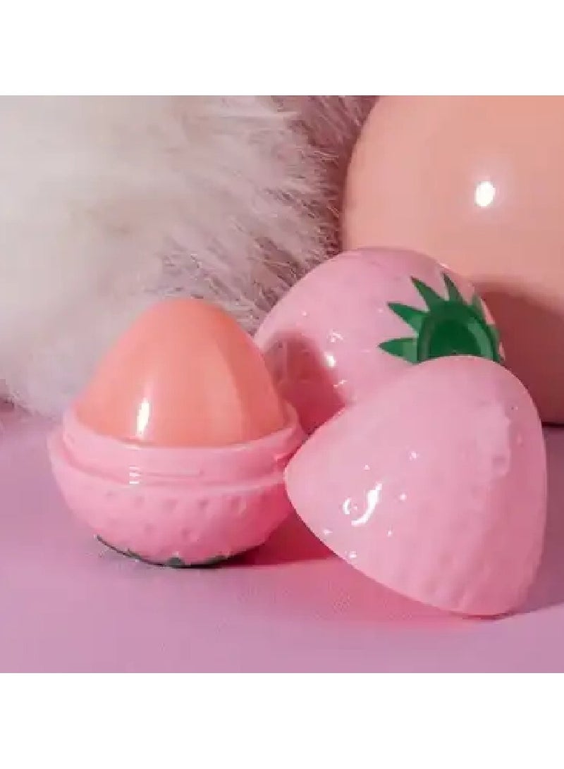 Strawberry Lip Balm, Color Changing Lip Balm - Image 2
