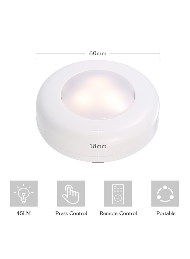 6-Piece LED Under Cabinet Light White - Image 2