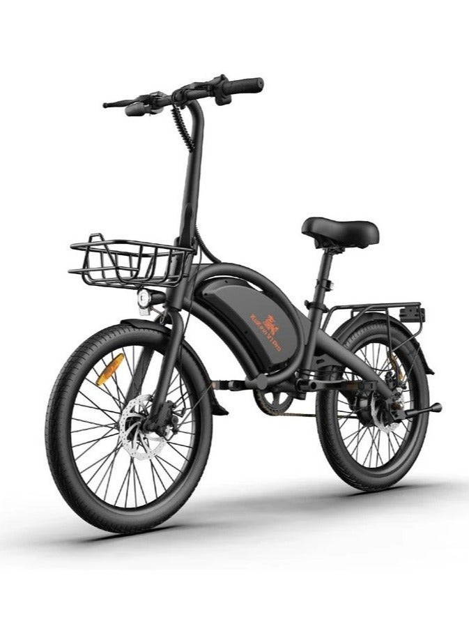 كي يو جي أو أو سكوتر كهربائي KugooKirin V1 Pro - سرعة 45 كم/ساعة، نطاق 30 كم، محرك 400 وات، وبطارية 48 فولت قابلة للفصل، مقاومة للماء IP54 عالية الأداء، وشاشة LCD قابلة للفصل 48 فولت لتجربة ركوب مثالية - Image 1