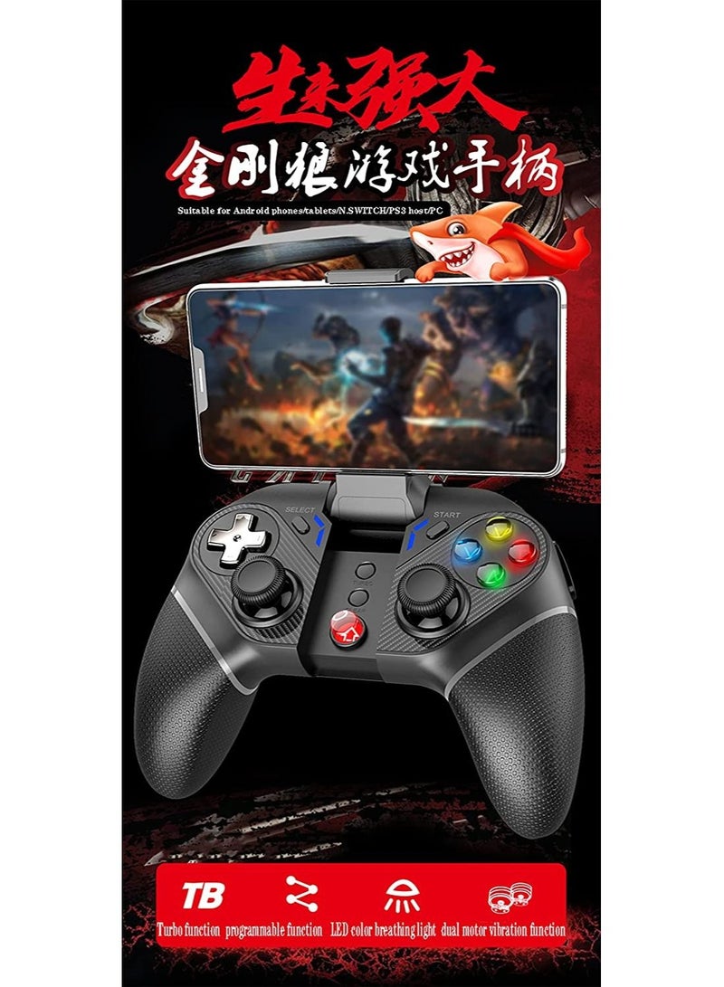 ipega PG-9220 Wireless 5.0 Mobile phone Tablet Gamepad Game Controller Joystick for Android Smartphone Tablet/PS3/ N-switch (Android 6.0 Higher System)