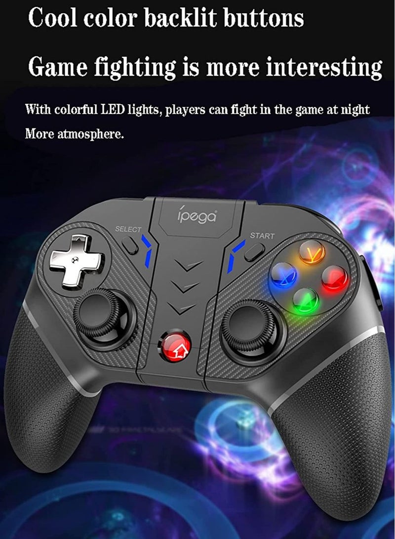 ipega PG-9220 Wireless 5.0 Mobile phone Tablet Gamepad Game Controller Joystick for Android Smartphone Tablet/PS3/ N-switch (Android 6.0 Higher System)