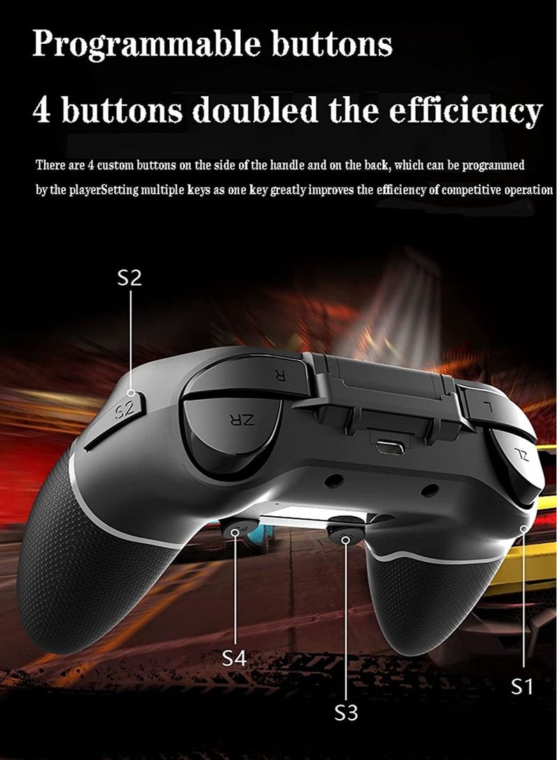ipega PG-9220 Wireless 5.0 Mobile phone Tablet Gamepad Game Controller Joystick for Android Smartphone Tablet/PS3/ N-switch (Android 6.0 Higher System)
