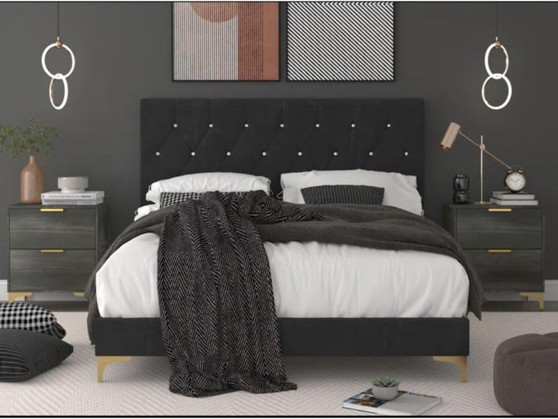 Comfynest Modern 3-Piece Upholstered Bedroom Set - Image 1
