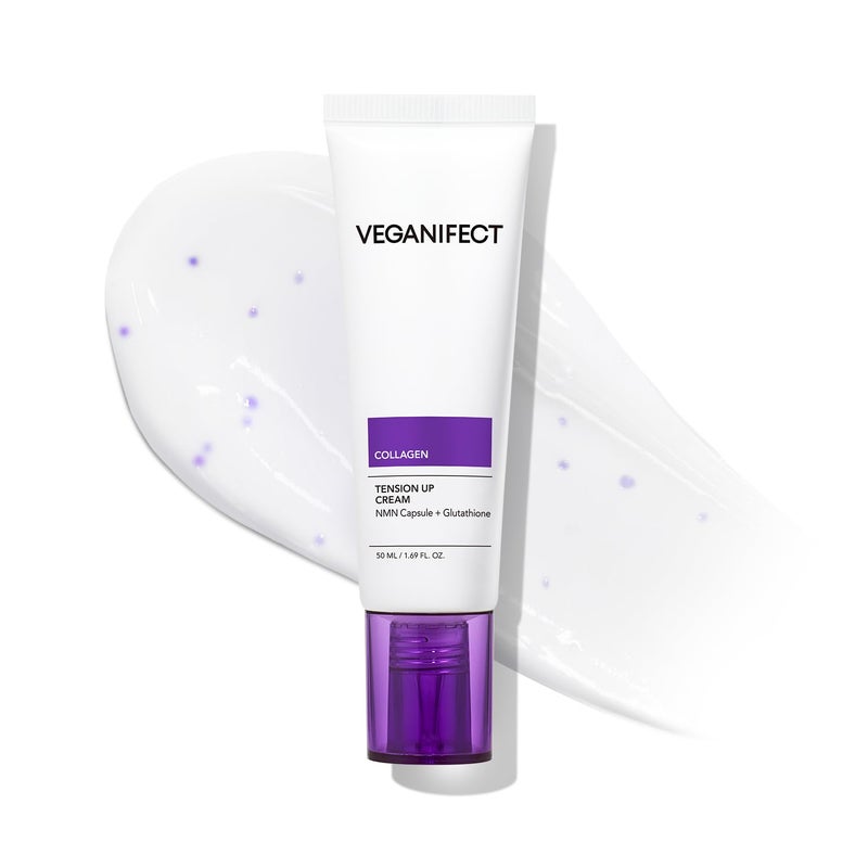 VEGANIFECT NMN Collagen Cream | Hydrating & Firming Moisturizer with Peptides & Glutathione & Hyaluronic Acid | Boosts Elasticity & Wrinkle Care | Korean Skincare, 1.69 fl.oz - Image 1