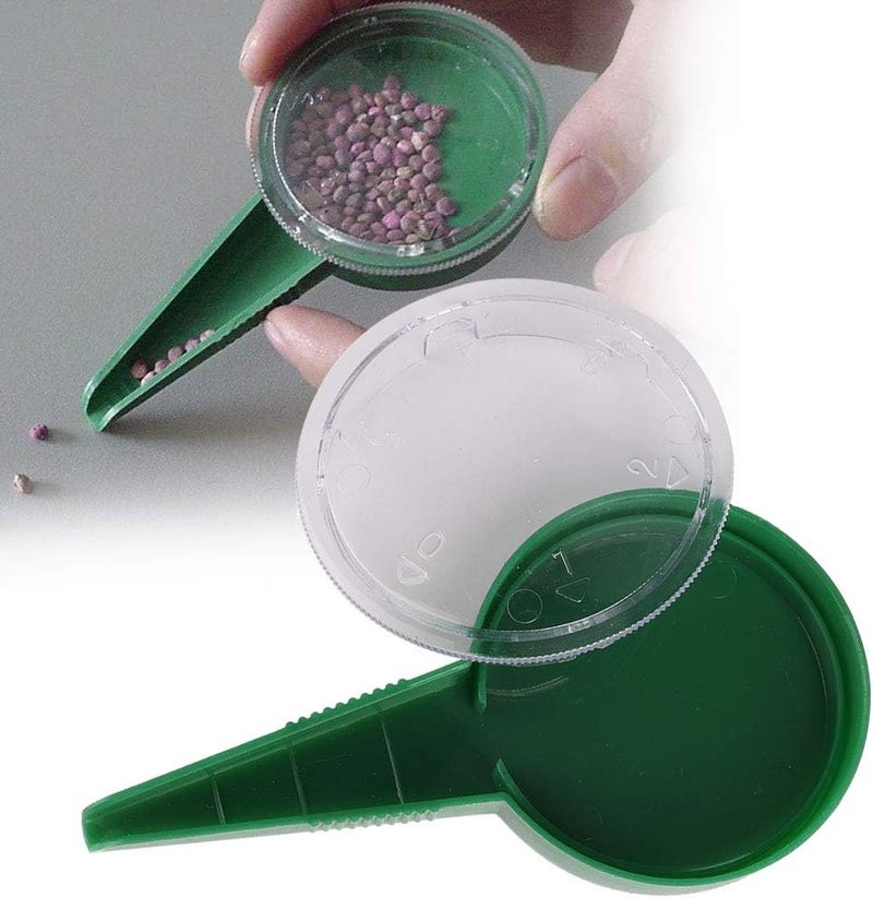 yuyte Seed Dispenser Small Tiny Mini Manual Hand 2Pcs Handheld Seed Spreader Adjustable Planter Seeder Garden Sowing Tool - Image 5