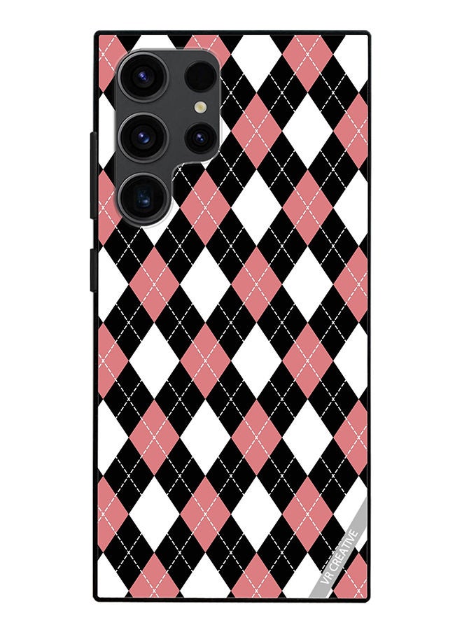 VR CREATIVE Protective Case Cover For Samsung Galaxy S23 Ultra 5G Strips Design Multicolour - Image 1