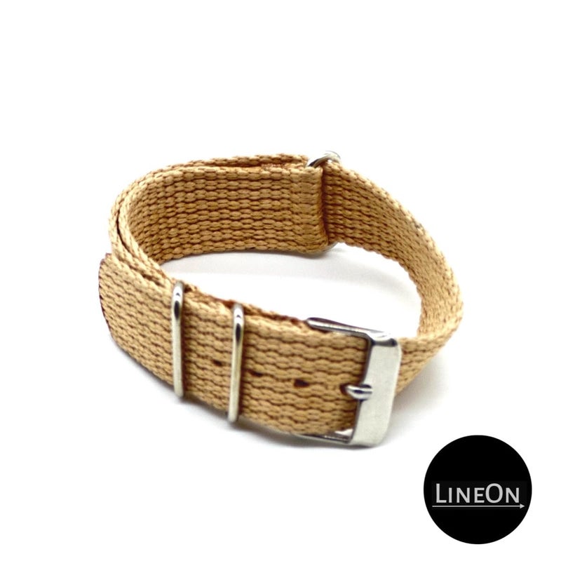 Lineon 'BANL' 18mm Nylon Vintage Style NATO Watch Strap ONE WAY NATO Nylon STRAP Compatible for Titan Fossil Casio & All 18mm Lug Watches (Tool & Pins Include) - Image 4