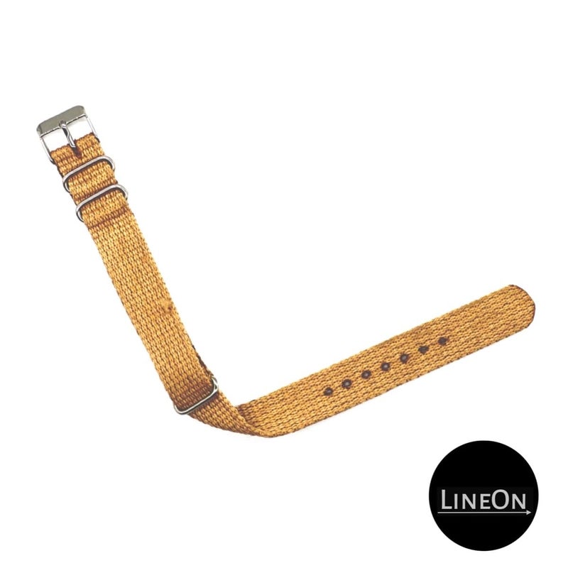 Lineon 'BANL' 18mm Nylon Vintage Style NATO Watch Strap ONE WAY NATO Nylon STRAP Compatible for Titan Fossil Casio & All 18mm Lug Watches (Tool & Pins Include) - Image 3