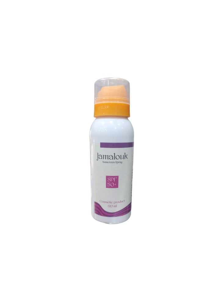 بخاخ واقي شمس من جمالُك 120مل SPF50+