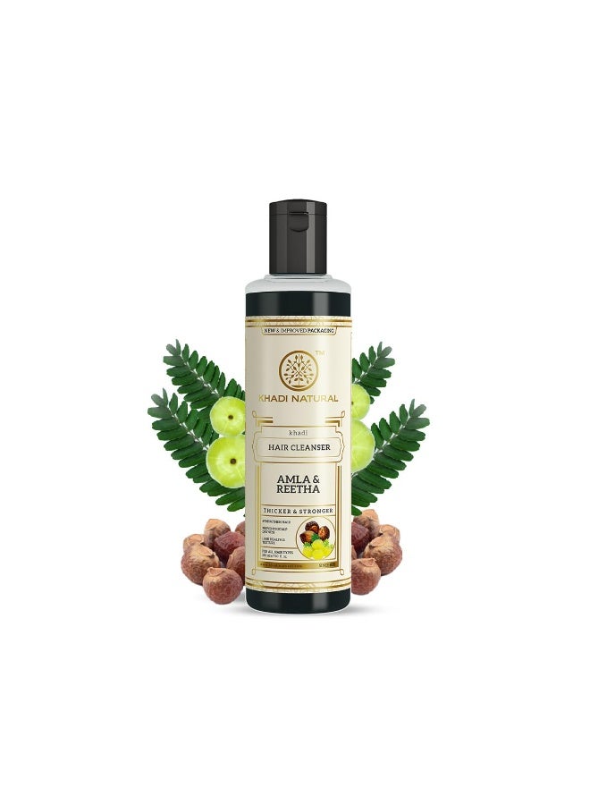 كادي نيتشورال منظف ​​الشعر الطبيعي من خادي بالأملا والريثا 210 مل - Image 1