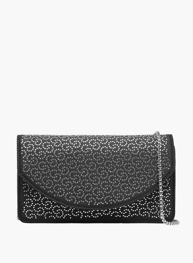 Celeste Embellished Crossbody Bag with Chain Strap