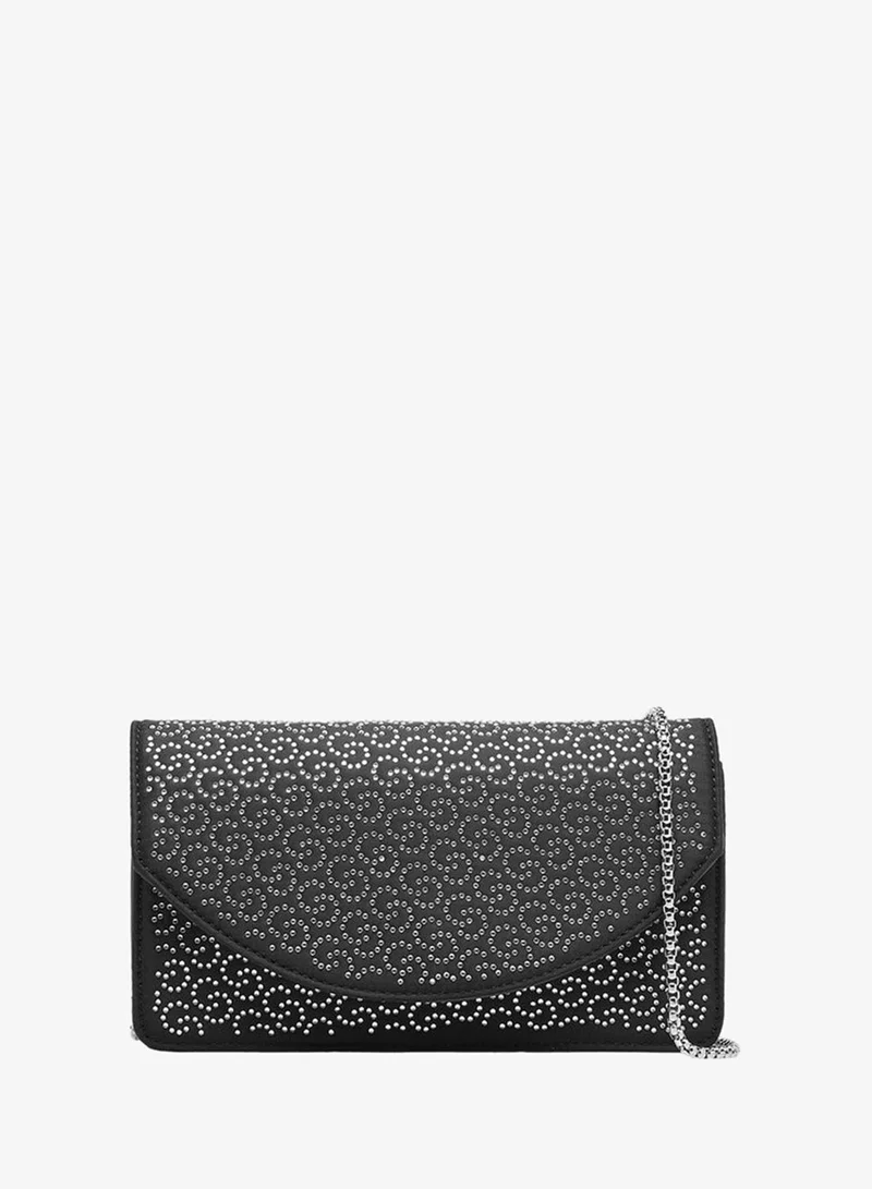 Celeste Embellished Crossbody Bag with Chain Strap