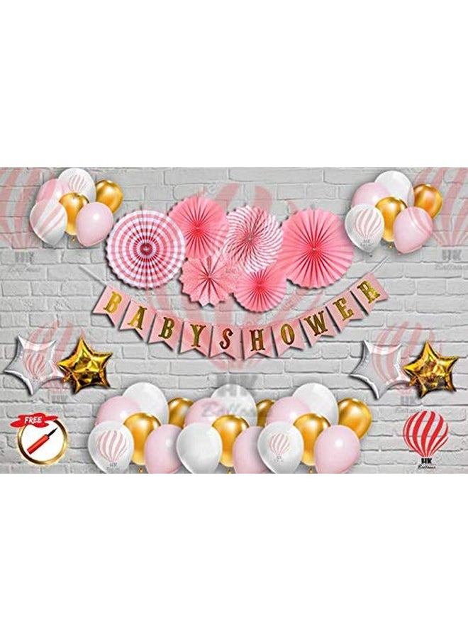 HK balloons Baby Shower Balloons Decorations Material Combo Set-57PcS , White pink Gold - pzsku/Z3DC9FE0C13E757E77E2FZ/45/_/1736426340/7c69d893-0f3d-44e9-8ef8-f54a6f04d3d6