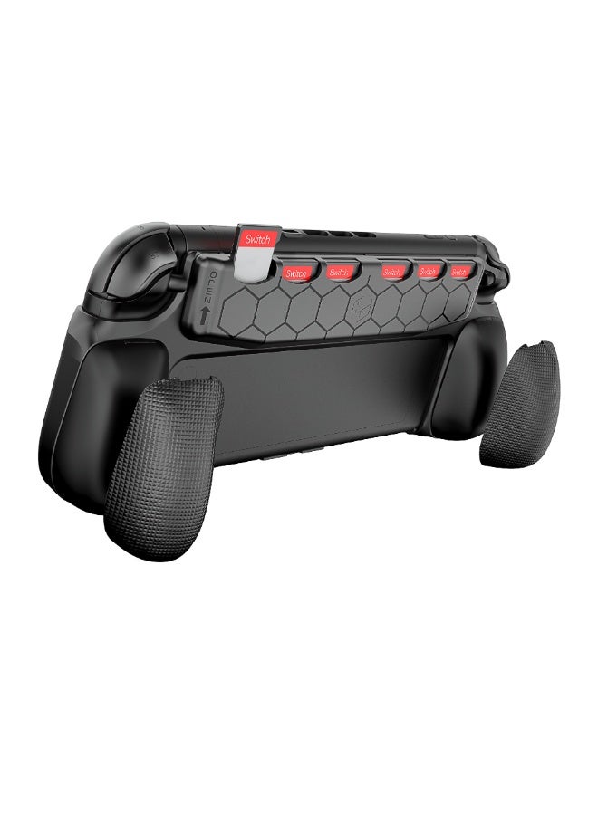 General TPE soft rubber material Switch2 host grip storage game card Switch2 game console integrated handle  - Image 2