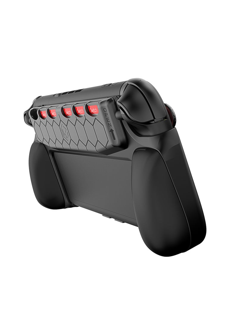 General TPE soft rubber material Switch2 host grip storage game card Switch2 game console integrated handle  - Image 3