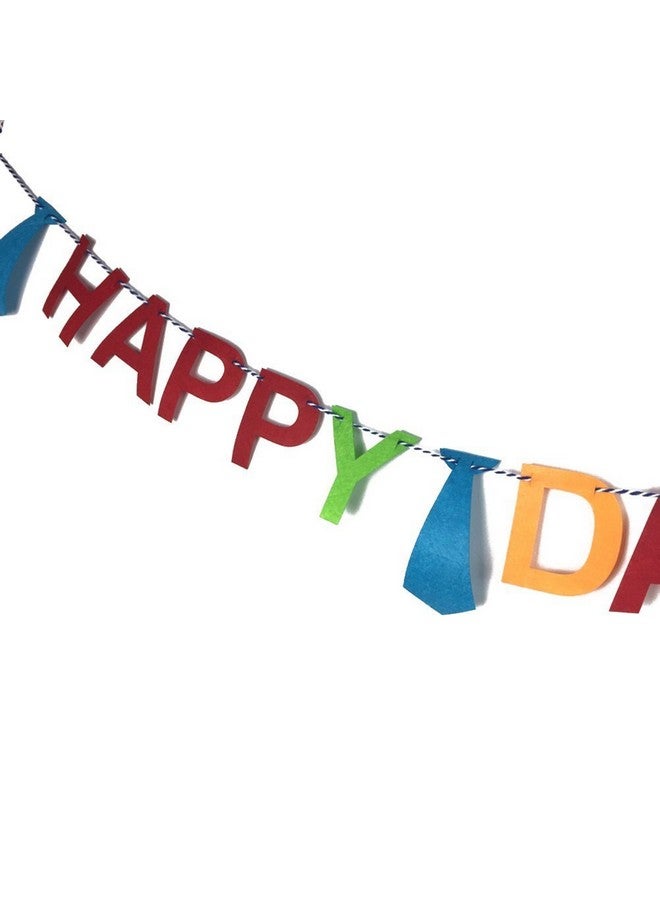 BinaryABC Happy Father's Day Banner,Father's Day Decorations, Daddy's Day Party Decorations,Fathers Day Party Supplies - Image 2