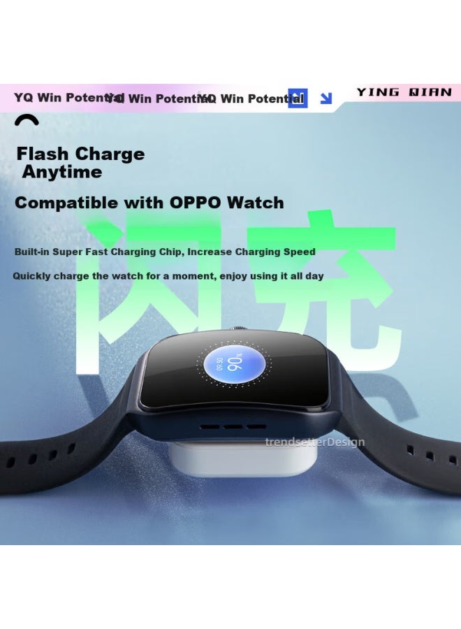 Win Potential Yingqian Charging Dock For Oneplus Watch 2, Compatible With Oppo Watch 4 Pro/4/3 Pro/Se/X/3/2/1, Magnetic Charging Base With Charging Cable - Image 2
