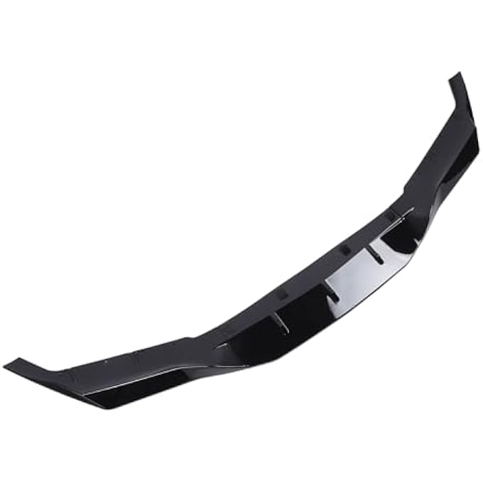 Luocute 3pcs Front Bumper Lip Splitter, Body Kit Collision Protection Bumper Lip Spoiler Diffuser for F90 M5 M5C 2018-2020, Automotive Body Parts, Gloss Black - Image 1