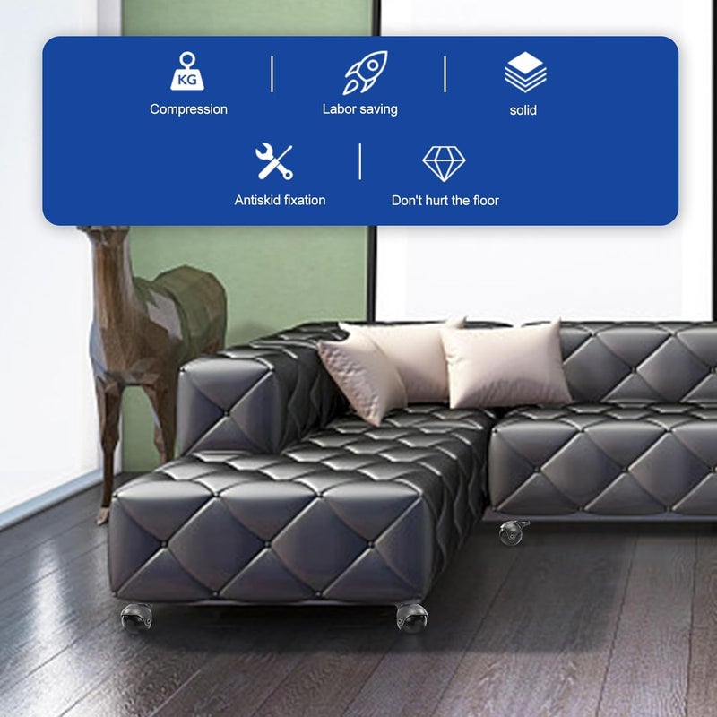 Antique Bronze Swivel Plate Ball Casters 4 Pack For Smooth Quiet Furniture Sliding - Image 5