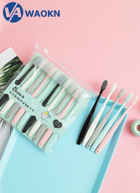 Pack of 10 Professional Extra Clean Children Teethbrush With Soft Bristles For Teeth Sensitivity And Gum