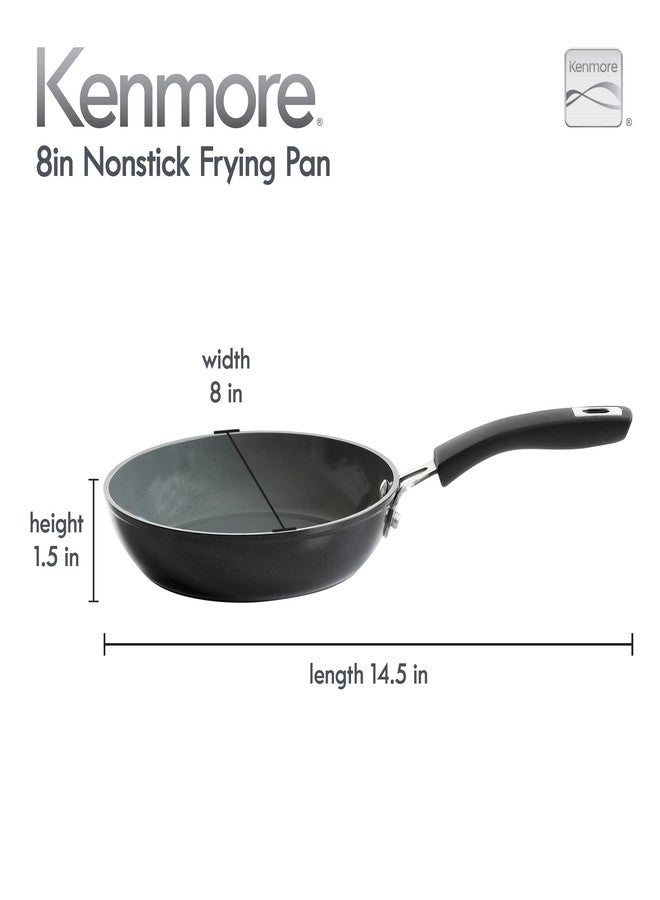 Kenmore Arlington 8" Aluminum Fry Pan - Black Diamond - Image 4