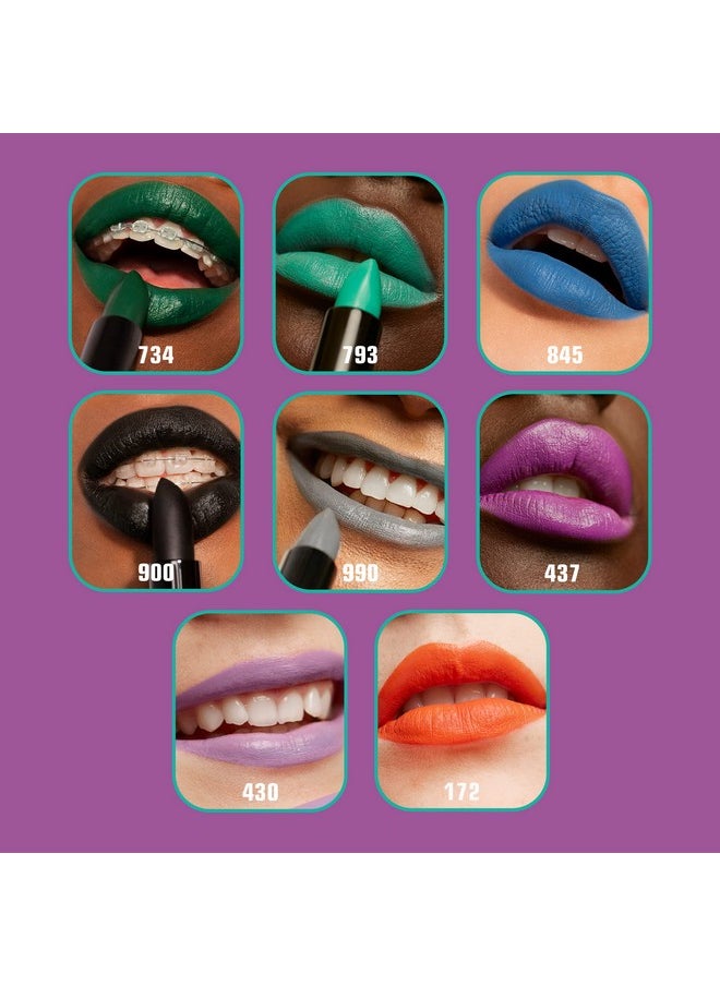 3INA Lipstick 900 Matte Black Lipstick With Magnetic Cap Hydrating Finish Cruelty Paraben Free And Vegan Creamy Texture High Coverage Nourishing Essential Oils Vitamin E Shea Butter 0.11Oz  - Image 5