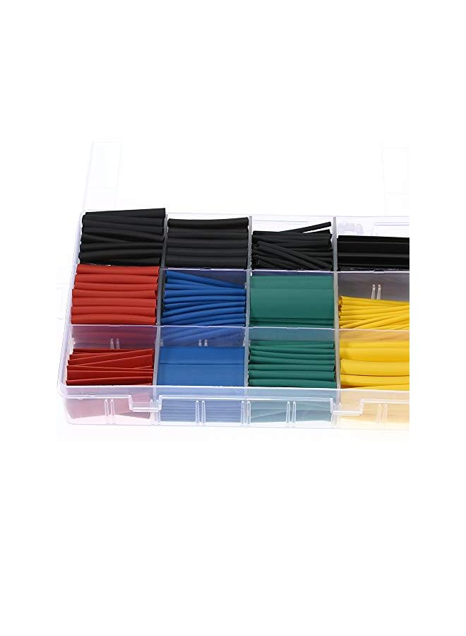 ANDOER Heat Shrink Tubing Insulation Shrinkable Tubes Assortment Ratio 2: 1 Wire Cable Sleeve Kit with Box (5 Colors/8 Sizes) 530 Pieces - Image 3