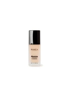 BIANCA MAKEUP Absolute Foundation | Bianca Makeup | Liquid Foundation with Full Coverage | Shine and Oil Control | 24-hour Wear | Water and Humidity Resistant | Various Shades (Nude, 0.10 Fl Oz) 