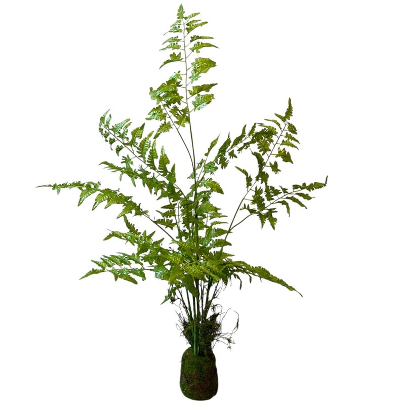 FOX FERN Artificial Fern Tree with Moss Base GAAFF90 Elevate Any Corner of Your HomeOffice Ornamental Plant Best for Gifting Party Home Decor Pack of 1 Ht 90CM