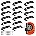 lasuroa 16pcs Car Wall Mount Display for Cars Vertical Car Display Wall Sturdy Bracket for Brick Model CarDisplay Car Shelf Compatible with Lego Speed Champion - Image 3