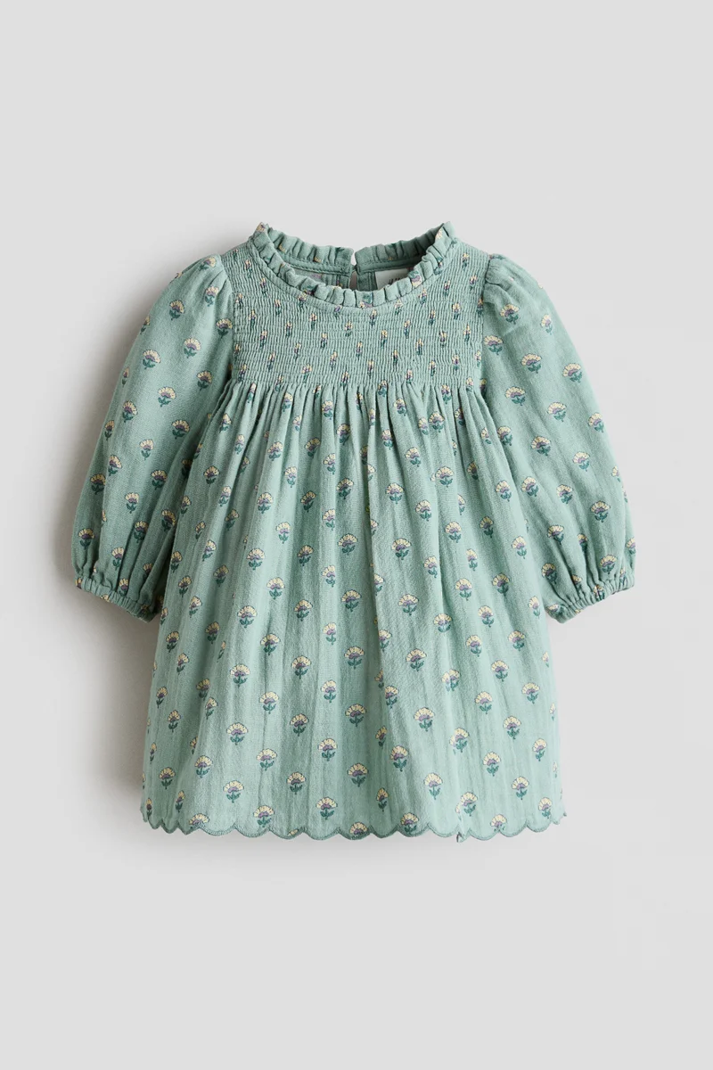 H&M Cotton muslin dress
